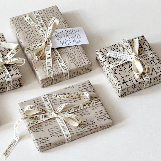 bastisRIKEs Geschenkbänder aus reiner Biobaumwolle